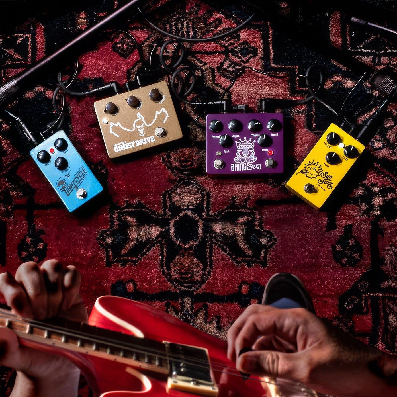 StewMac Ghost Drive Transparent Overdrive Pedal – Authentic Klon–Inspired Circuit – Professionally Built Overdrive Effects Pedal - Image 5